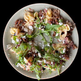 Fiocchi z serem i gruszką - danie miesiąca