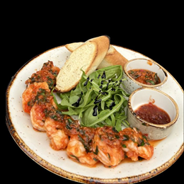 Krewetki w sosie pomidorowym 